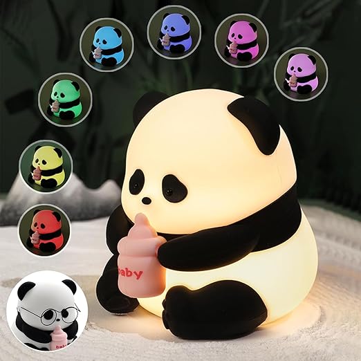 Baby panda lamp