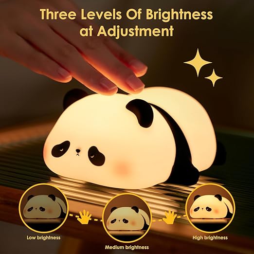 Sleeping panda lamp
