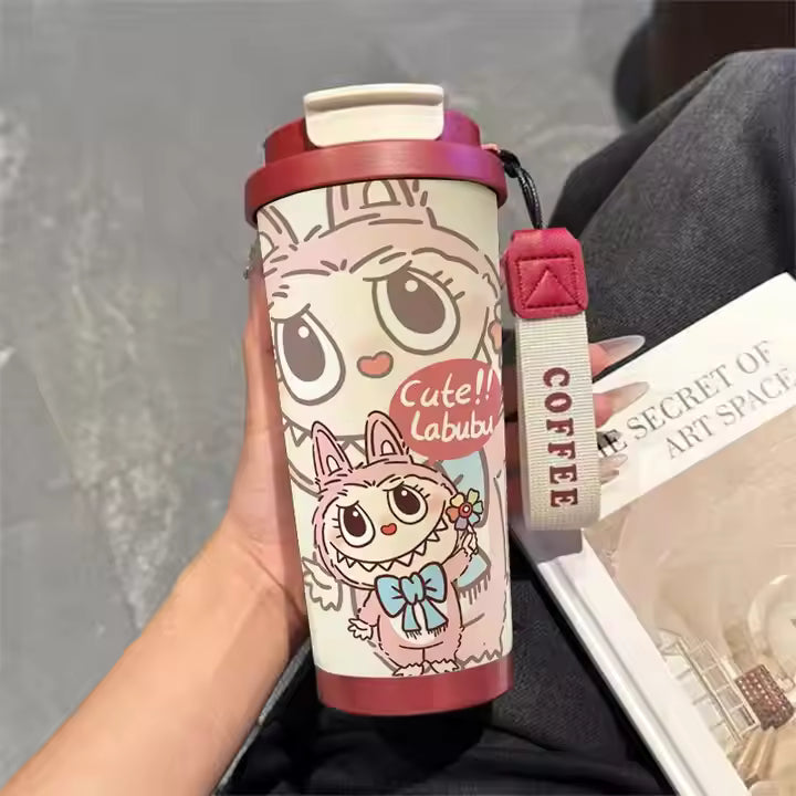 Cute Labubu Coffee tumbler