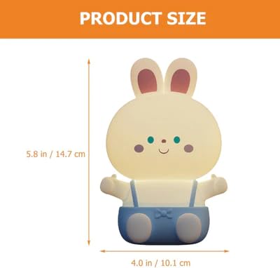 Cute Silicone Nursery Bunny Lamp