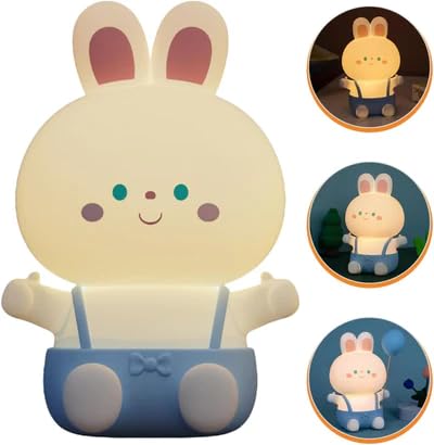 Cute Silicone Nursery Bunny Lamp