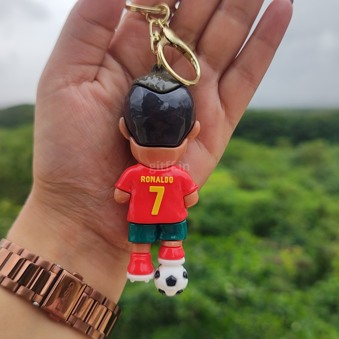Ronaldo & Messi Keychain