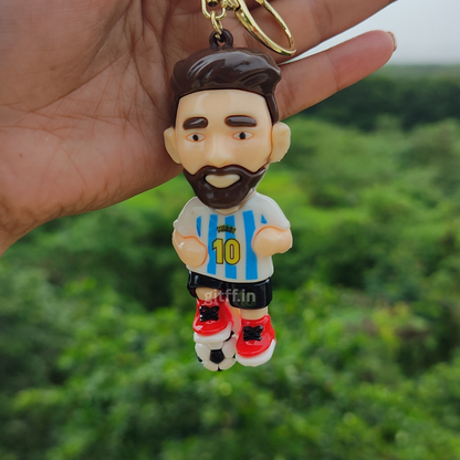 Ronaldo & Messi Keychain