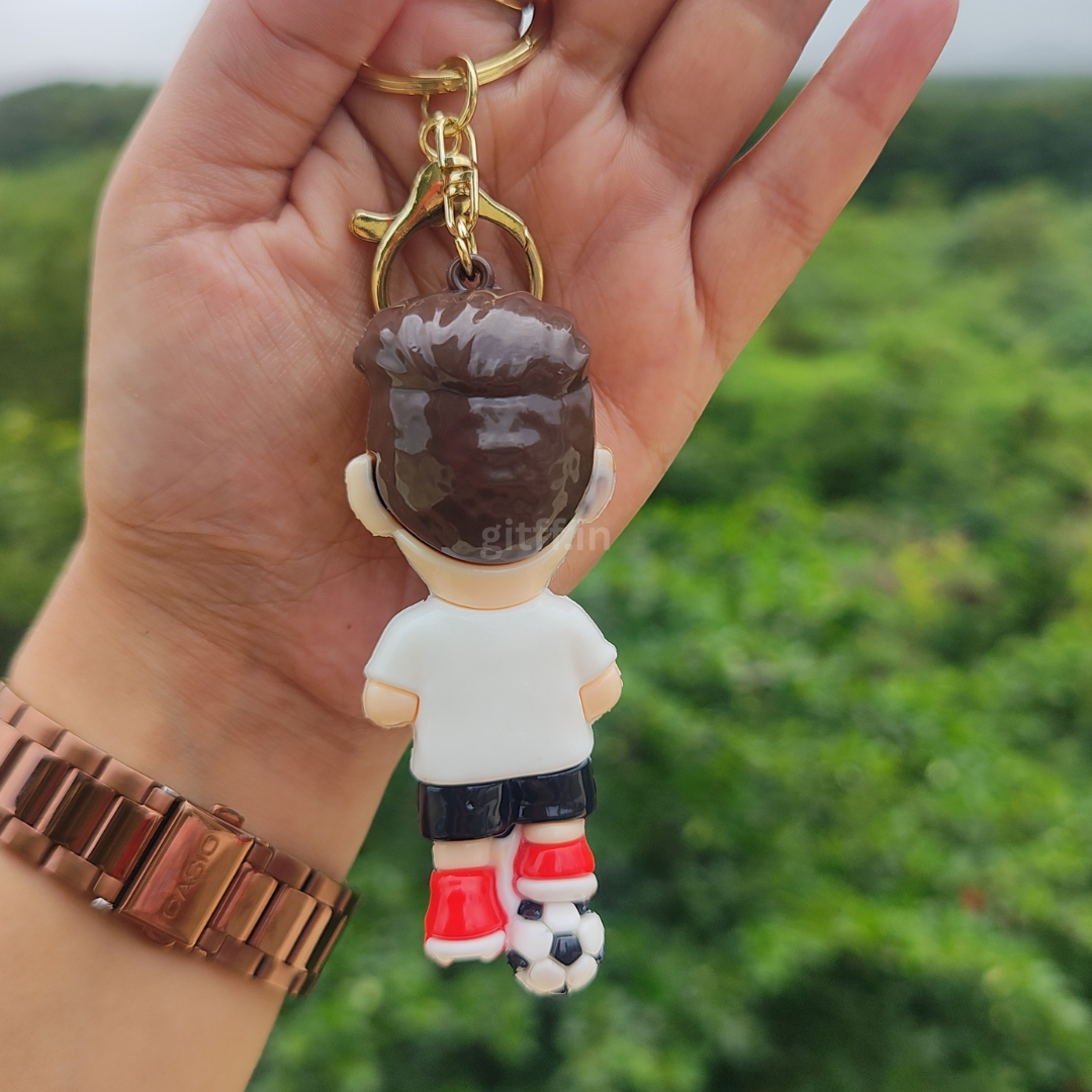 Ronaldo & Messi Keychain