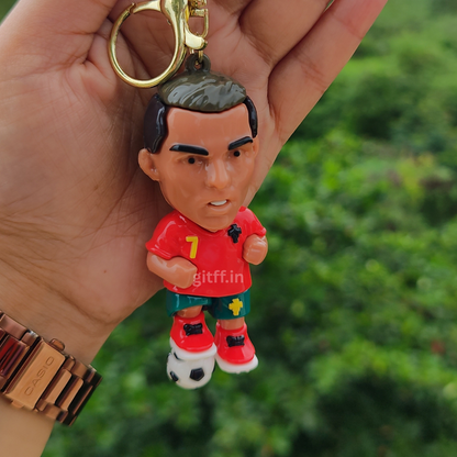 Ronaldo & Messi Keychain