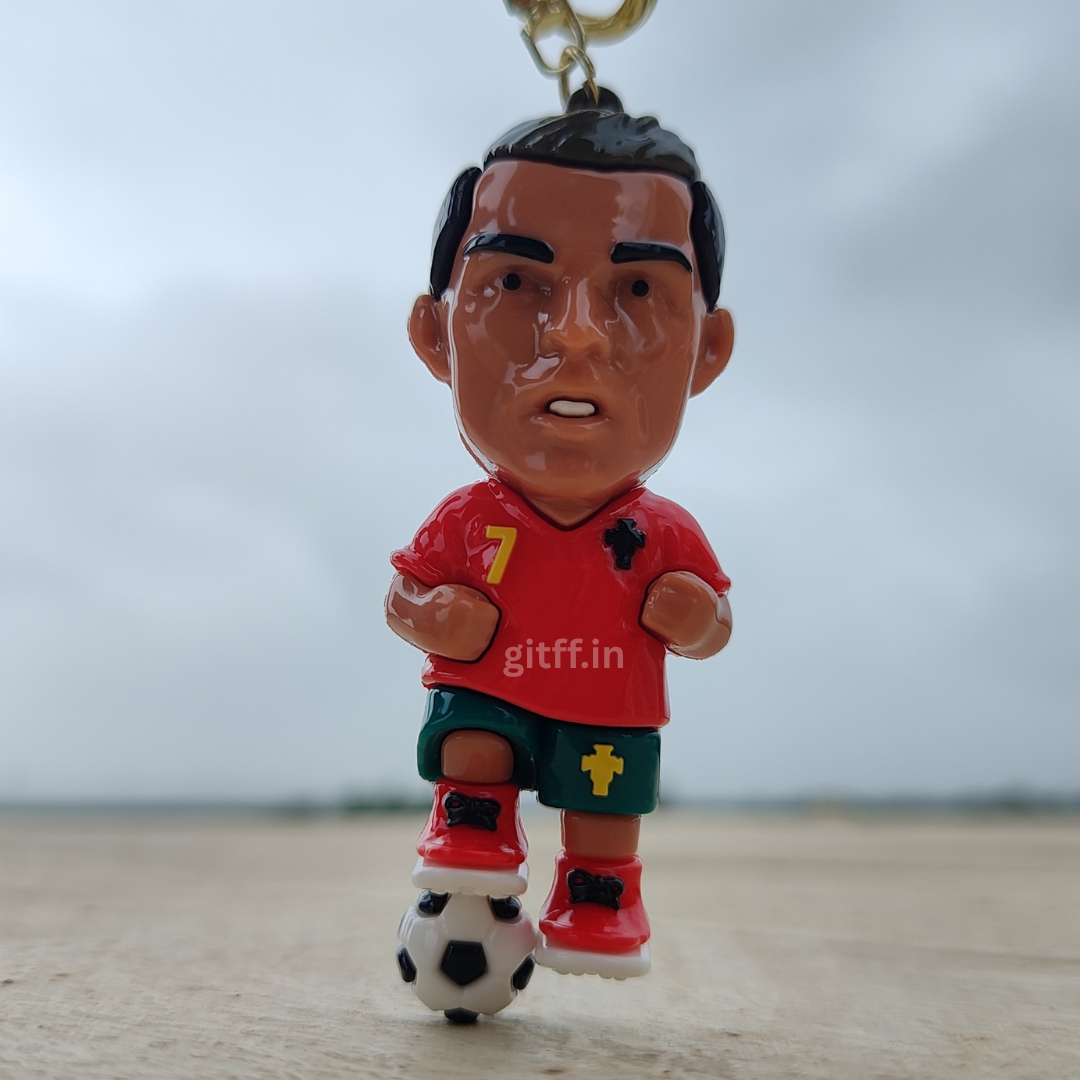 Ronaldo & Messi Keychain