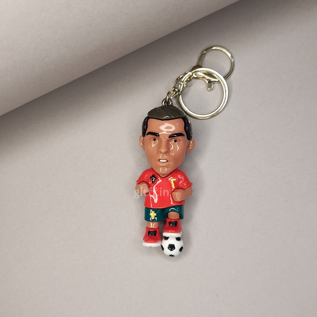Ronaldo & Messi Keychain
