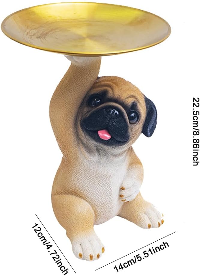 Pug Dog Storage Tray