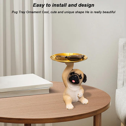 Pug Dog Storage Tray