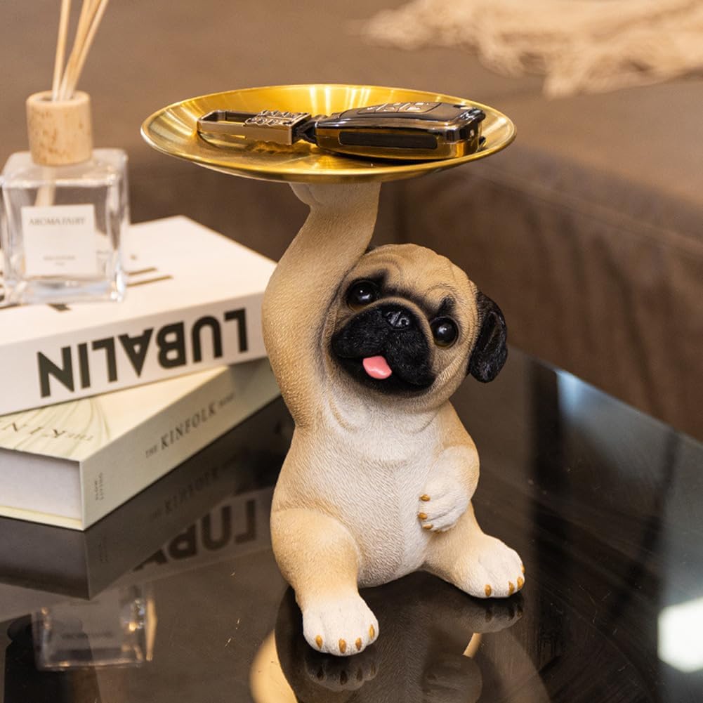 Pug Dog Storage Tray