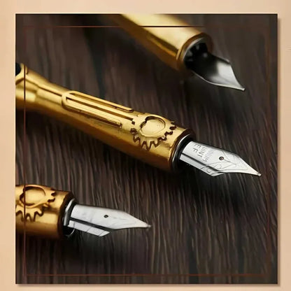 Luxury Vintage Feather Dip Pen Set