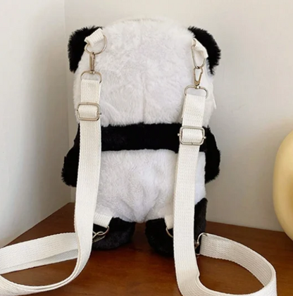 Cute Panda Plush Crossbody Bag