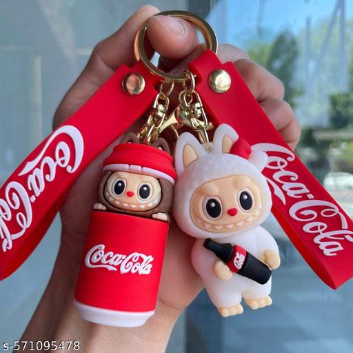 Coca-Cola Labubu Keychain