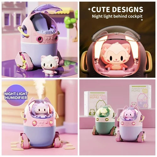 Rolling Robot Cat Humidifier